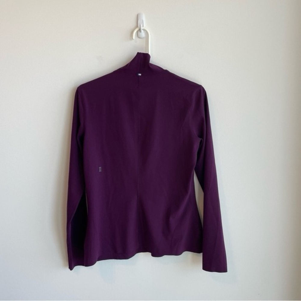 Kit and Ace Mock Long Sleeve Top Purple Size Large
